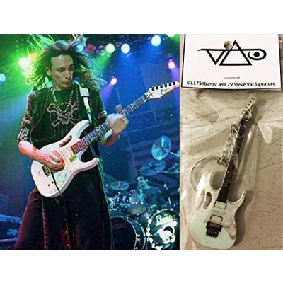Image of Keychain Guitar Ibanez Jem 7v Steve Vai Signature