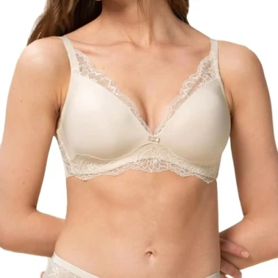 Image of Triumph Womens Amourette Charm Padded Bra, Creamy Dream, 32C UK