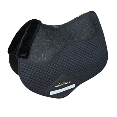 Image of Shires Performance Fusion Jump Saddlecloth, BLACK, 17 18