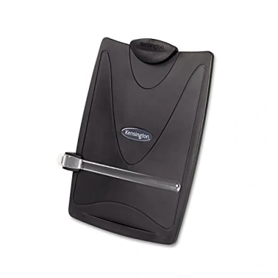 Image of Kensington Copy Holder Insight Plus Easel Desktop Copyholder with 50 Sheet Capacity, 4 Angle Settings &amp; Magnified Line Guide in Grey (62405)