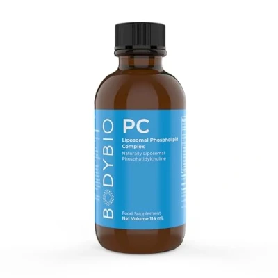 Image of BodyBio Phospholipid Complex Supplement Liposomal for High Absorption Potency No Fillers Additives 4 oz