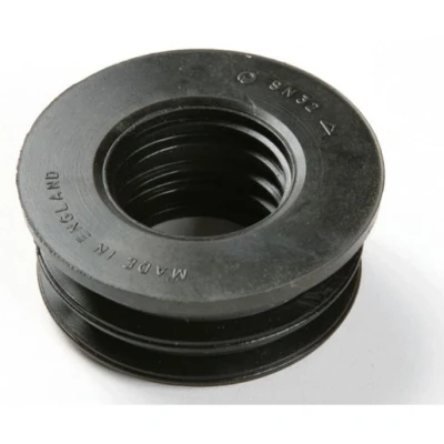 Image of Polypipe Soil Boss Adaptor 32mm PSN32 Black