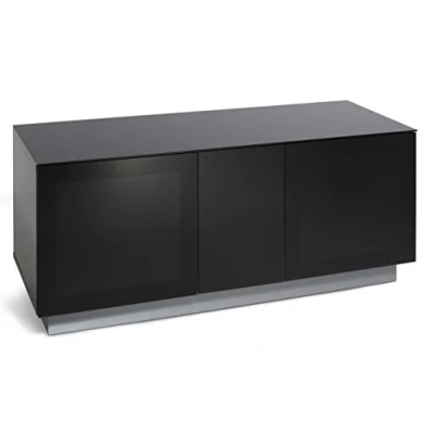 Image of Alphason Element XL 1250 Modular glass TV Cabinet Black