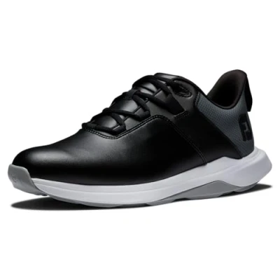 Image of FootJoy Men&#039;s Prolite Golf Shoe, Black/Grey, 9.5 UK