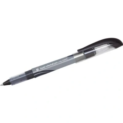 Image of 5 Star Rollerball Pen Liquid Fine 0.7mm Tip 0.5mm Line Black [Pack of 12]