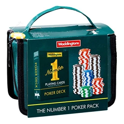 Image of Waddingtons 031196 Poker Number 1 Travel Pack, Green