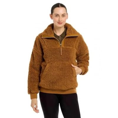 Image of LeMieux Tara Teddy Womens Fleece Jacket Ginger 10