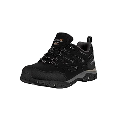 Image of Regatta Mens Holcombe IEP Low Rise Walking Shoes, Waterproof &amp; Breathable with Hardwearing Outdoor Tread Perfect for Hiking Climbing
