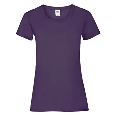 Image of Fruit of the Loom T Shirt Purple
