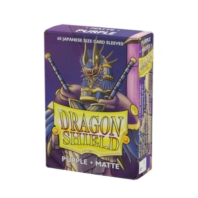 Image of Dragon Shield ART11109 Japanese Size Sleeves 60pk, Matte Purple