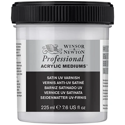 Image of Winsor &amp; Newton ACFASV237 WN Acrylic Satin Varnish(+UV),transparent,225 ml (Pack of 1)