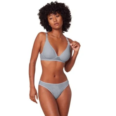 Image of Triumph Women&#039;s Harmony Spotlight P Ex Bra, Eggshell Blue, 36C