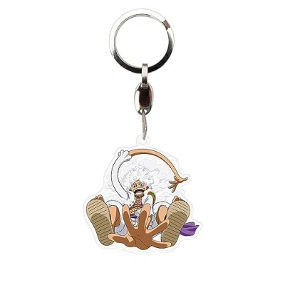 Image of ABYSTYLE One Piece Gear 5th Acrylic Keyring, Pink