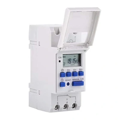 Image of Digital Timer Switch, 1pc LCD Display Weekly Programmable Electronic Relay Time Switch 16on＆16off Timer(12V)