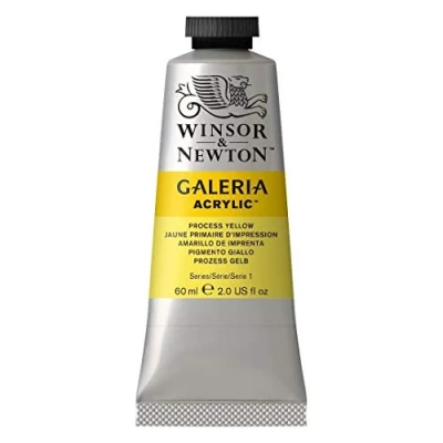 Image of Winsor &amp; Newton Galeria Acrylic, Process Gelb, 60ml Acrylfarbe
