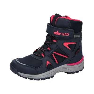 Image of Lico Bernarda VS Snow Boot, Navy Pink, 11.5 UK Child