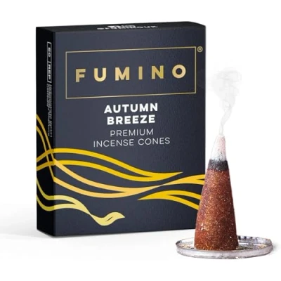 Image of Fumino® Autumn Breeze Fresh Incense Cones 20 per Box Masala Agarbatti Joss Scent Fragrance for Relaxation and Meditation, Home House Decor