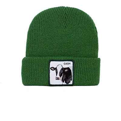 Image of Goorin Bros. The Farm Unisex Acrylic Cuffed Beanie, Milk Bands (Green), One Size