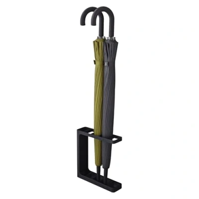 Image of Yamazaki Umbrella Stand, Metal, Black, One Size