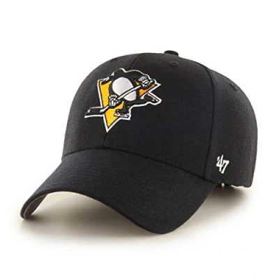 Image of 47 NHL Pittsburgh Penguins MVP Cap Unisex Baseball Premium Quality Design and Craftsmanship by Generational Family Sportswear Brand
