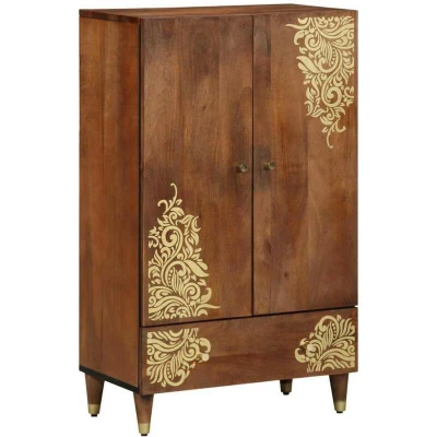 Image of vidaXL Highboard 60x33x100 cm Solid Wood Mango