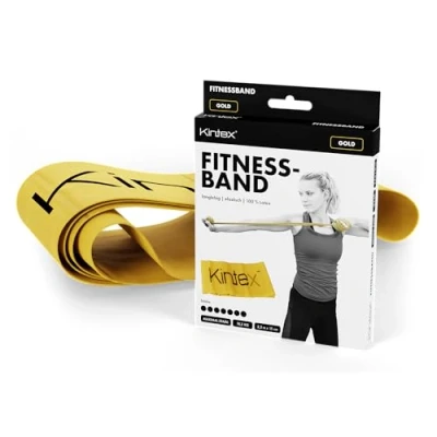 Image of Kintex Fitness Band 2.5m x 15cm Exercise 7 Strengths 100% Latex Portable Training