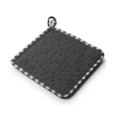 Image of Zeal Silicone Square Hot Grab &amp; Mat Grey