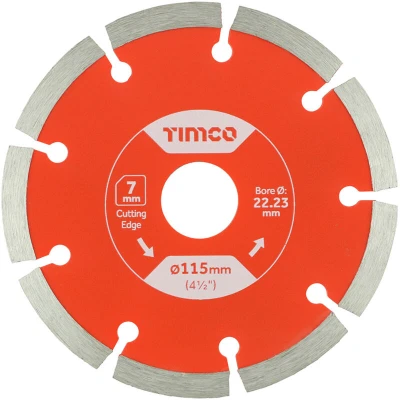 Image of 3x TIMCO General Purpose Diamond Blade Segmented GPE115222SET