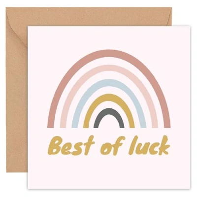 Image of Good Luck Card Exam Cards For Students GCSE A LEVEL SATS University in your New Job Driving Test 14cm