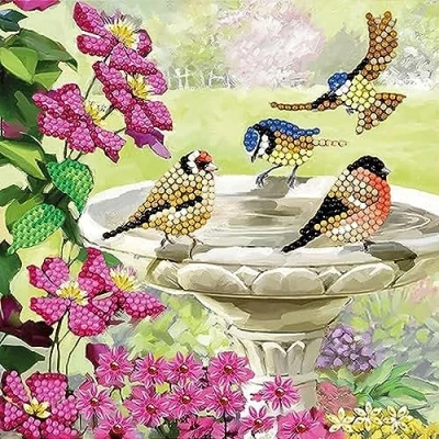 Image of Crystal Art CCK A50 Birds, 18x18cm Card