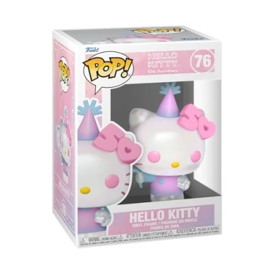 Image of Funko Pop! Sanrio: Hello Kitty 50th With Balloons Collectable Vinyl Figure Gift Idea Official Merchandise Toys for Kids &amp; Adults Anime Fans Model Collectors