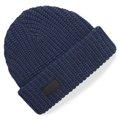Image of Gill Floating Knit Beanie Hat Night Sky Navy