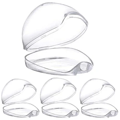 Image of Dummy Case, 4 Pack Transparent Baby Case Pacifier Soother Pod Storage Box Holder for Kids