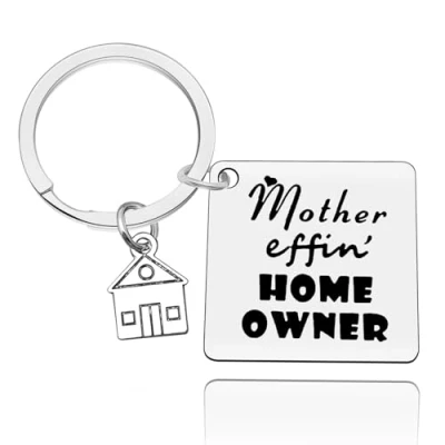 Image of Baipilu for New Home Keyring Memories Key Chain Homeowner First Gift Housewarming Realtor Closing Gifts House Moving in Owners