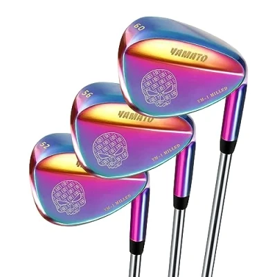 Image of Yamato Golf Wedge Set or Individual Wedges 50/52/54/56/58/60 Gap Sets Sand WedgeLob Clubs for Men &amp; Women Milled Face High Spin Great Gift