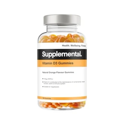 Image of Vitamin D3 Gummies High Strength 4000iu Orange Flavour, 150 Gummies. 5 Months Supply!