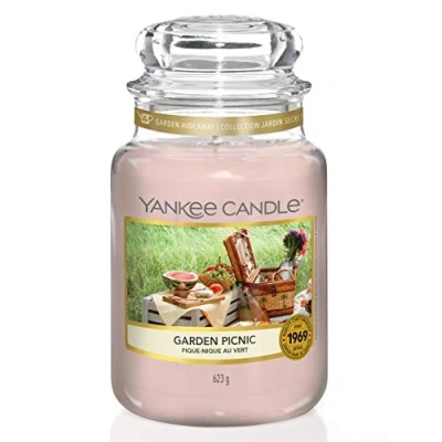 Image of Yankee Candle Classic Large Jar, Garden Picnic,