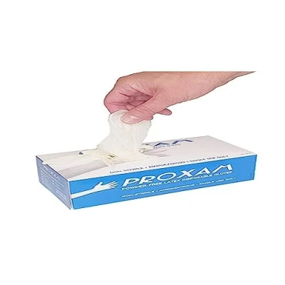 Image of Value Aid Latex Powder Free Non Sterile Gloves Box of 100 Extra Large
