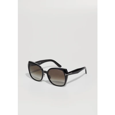 Image of TOM FORD Woman FT1223 PLUM 01B Sunglasses Metal Black Smoke Butterfly Normal