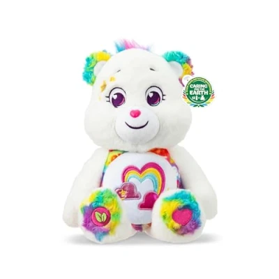 Image of Care Bears True Friend bear, cuddly Toys for Children, Cute teddy Collection Suitable Girls and Boys Ages 4+