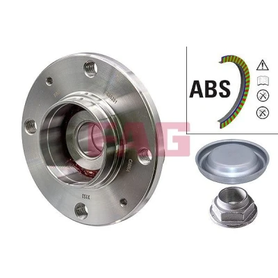 Image of 374874 Wheel bearing kit FAG 713 6308 20 Photo corresponds to scope of supply 129mm PEUGEOT: 307 Hatchback, CC, Estate
