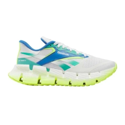 Image of Reebok Women&#039;s FLOATZIG 1 Running Shoes, White/Unleashed Green/Digital Lime, 6 UK