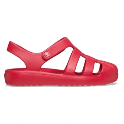 Image of Crocs Classic Fisherman K Sandal, Varsity Red, 13 UK Child