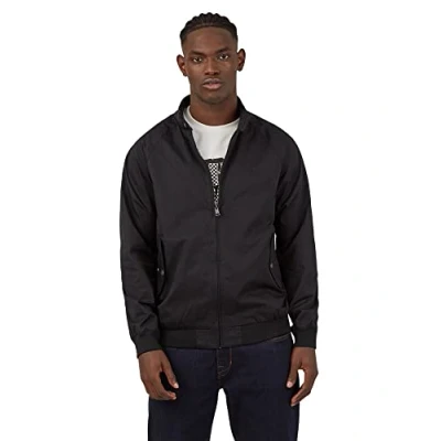 Image of Ben Sherman Mens Harrington Black Casual Jacket