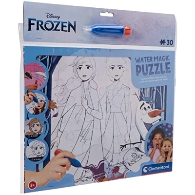 Image of Clementoni 22705 Frozen 2 Water Reveal Disney 30 Pieces Jigsaw Puzzle for Kids Age 3, Multicoloured
