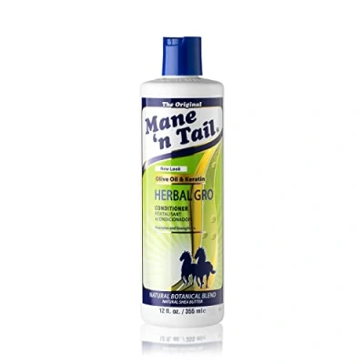 Image of Mane ‘n Tail Herbal Gro Conditioner, Nourishes and Strengthens, Olive Oil Keratin, 355 ml (Pack of 1)