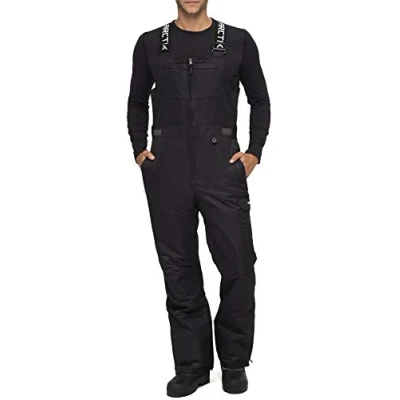 Image of Arctix Men&#039;s Avalanche Athletic Fit Insulated Bib Overalls, Black, X Large/32 Inseam