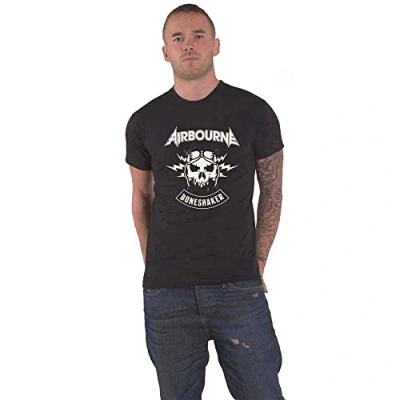 Image of Airbourne T Shirt R &#039;N&#039; Boneshaker Band Logo Official Mens Black XXL