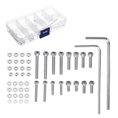 Image of 50pcs/set M2.5 Turntable Headshell Cartridge Mounting Stainless Steel Bolts Screws Set With For Case