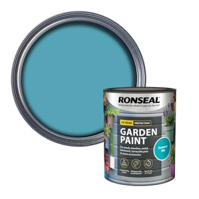 Image of Ronseal Garden Paint Summer Sky 750ml
